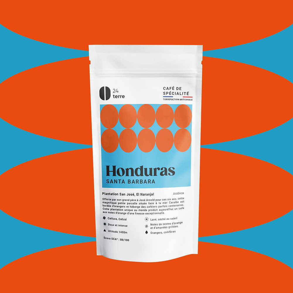 Café grains San José Honduras 200G – 24Terre Café