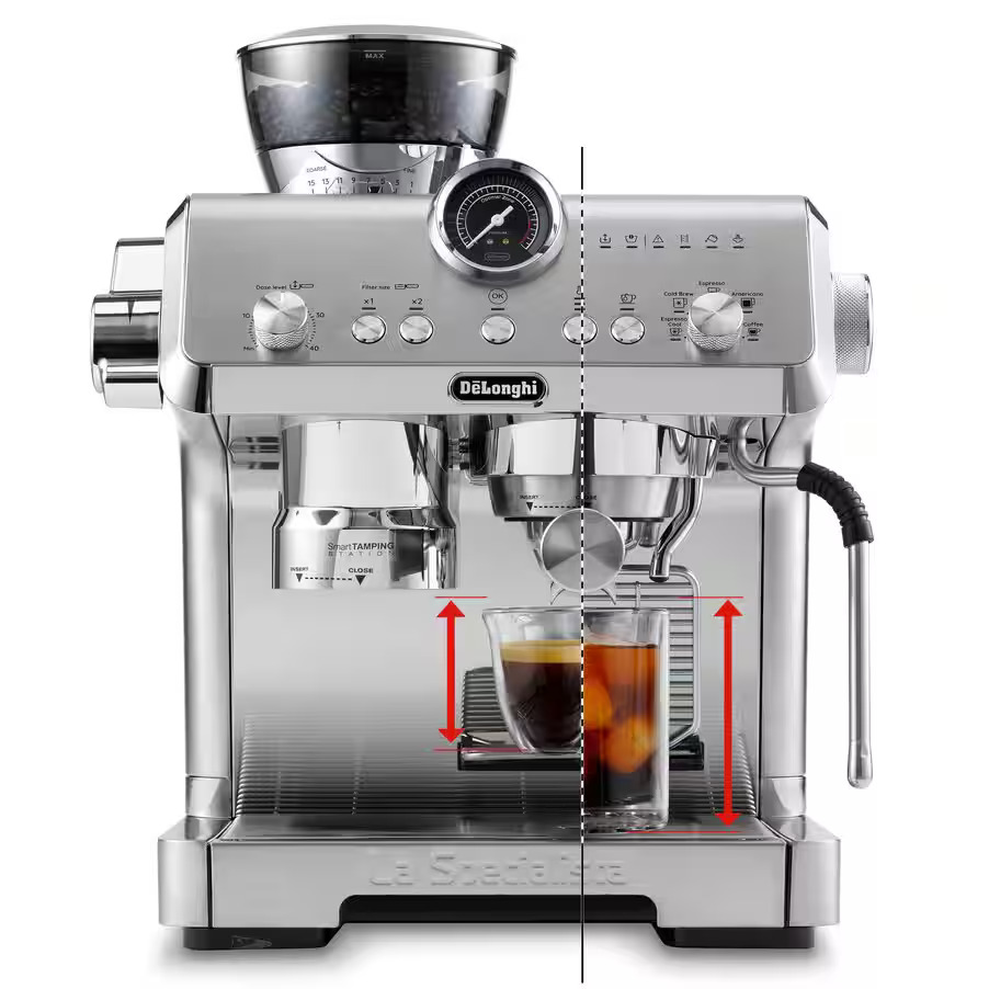 De’Longhi La Specialista Opera EC9555.M, extraction chaude et froide