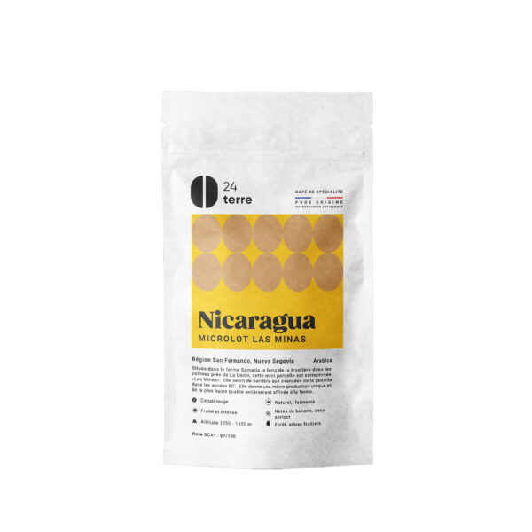 café-Nicaragua-24terre-Las-Minas- Café grains Las Minas Nicaragua 200G
