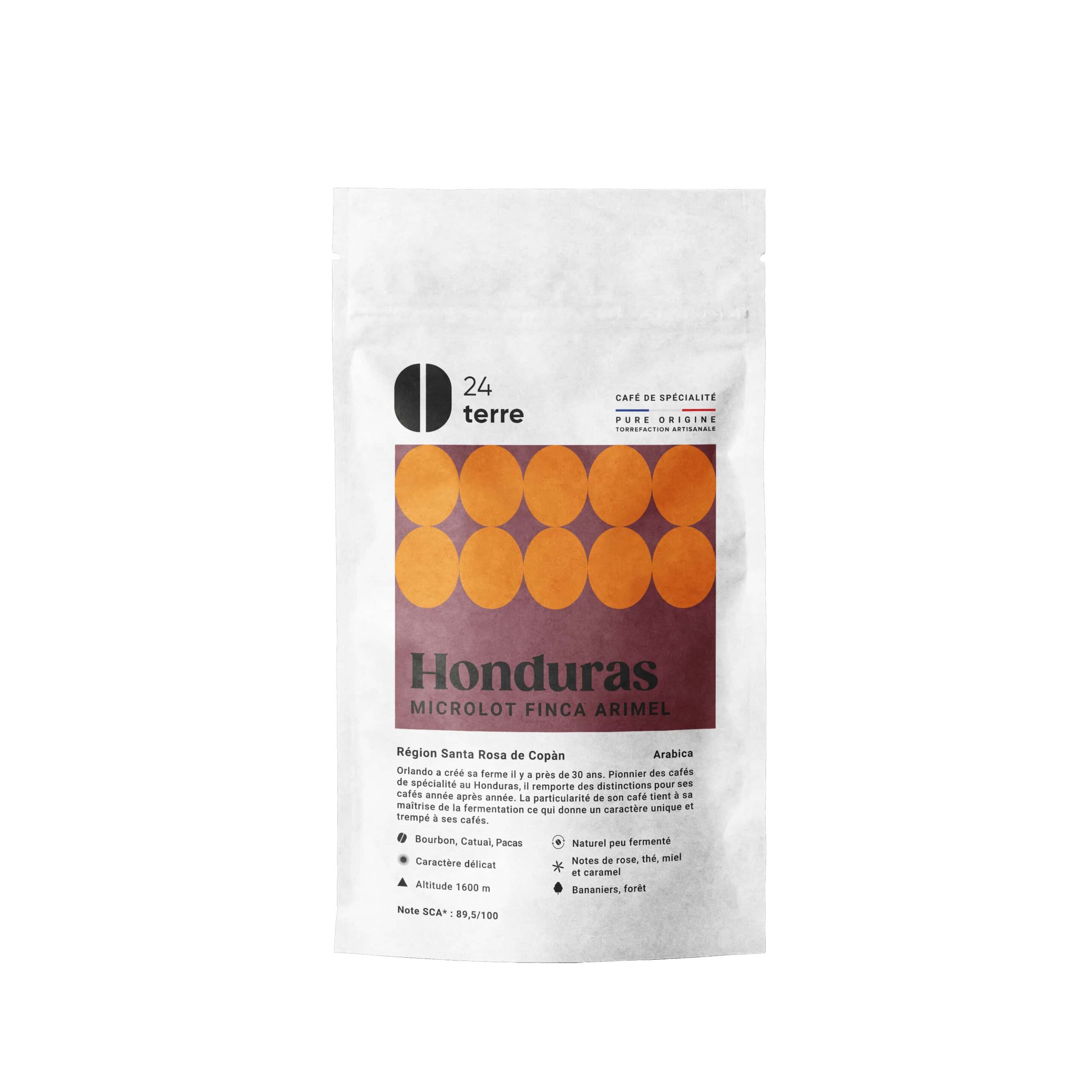 Sachet de café Finca Arimel Honduras 200 g, 24Terre