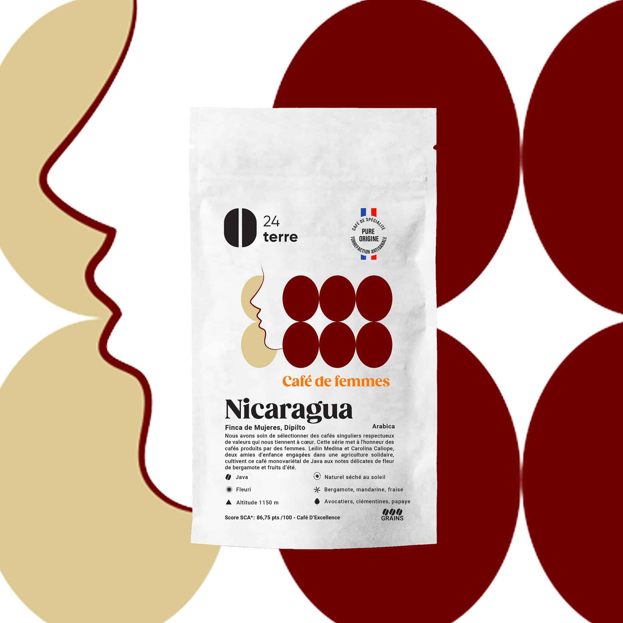 Café de femmes El Mujeres Nicaragua – Java naturel séché au soleil