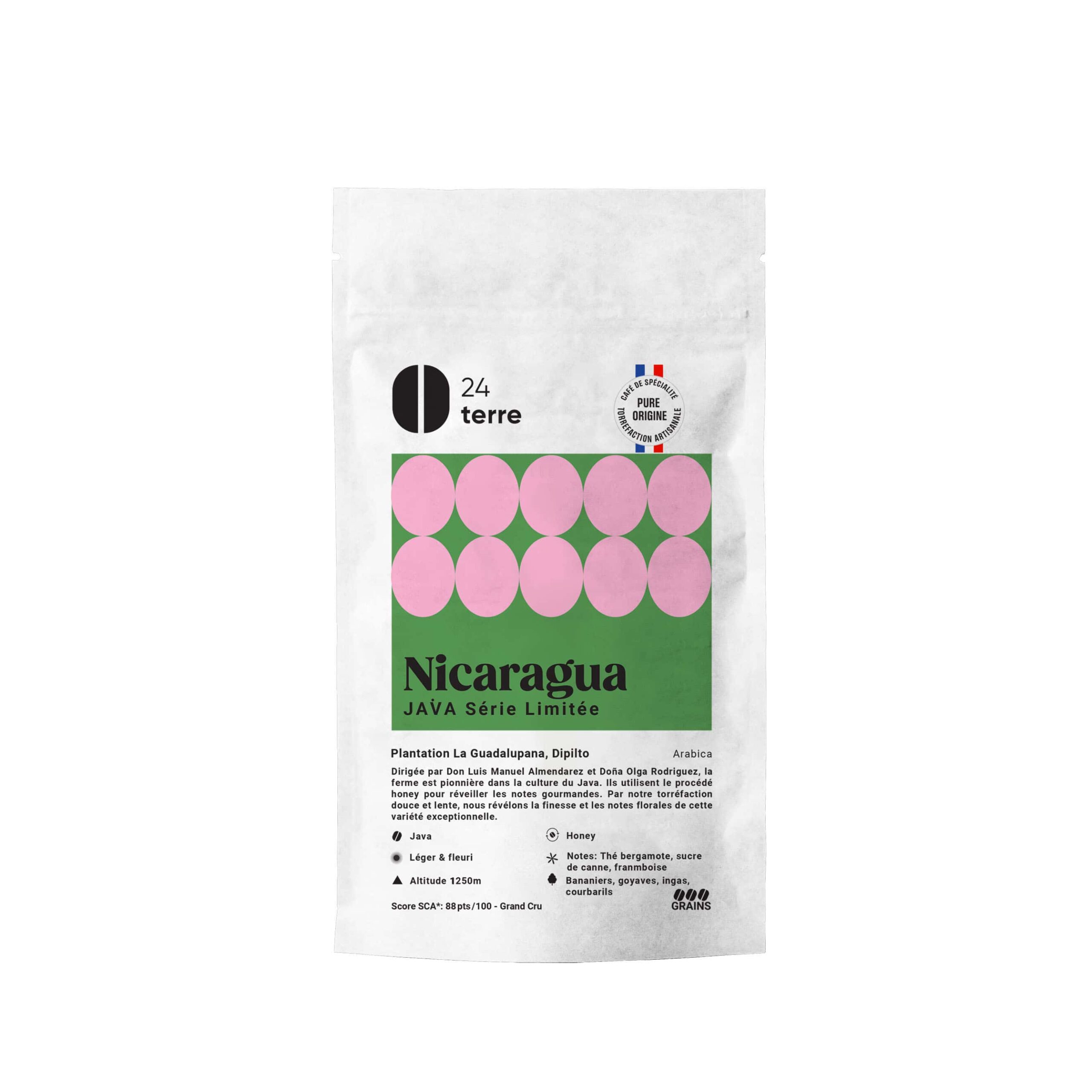 Sachet de café Finca La Guadalupana Nicaragua 200 g, 24Terre