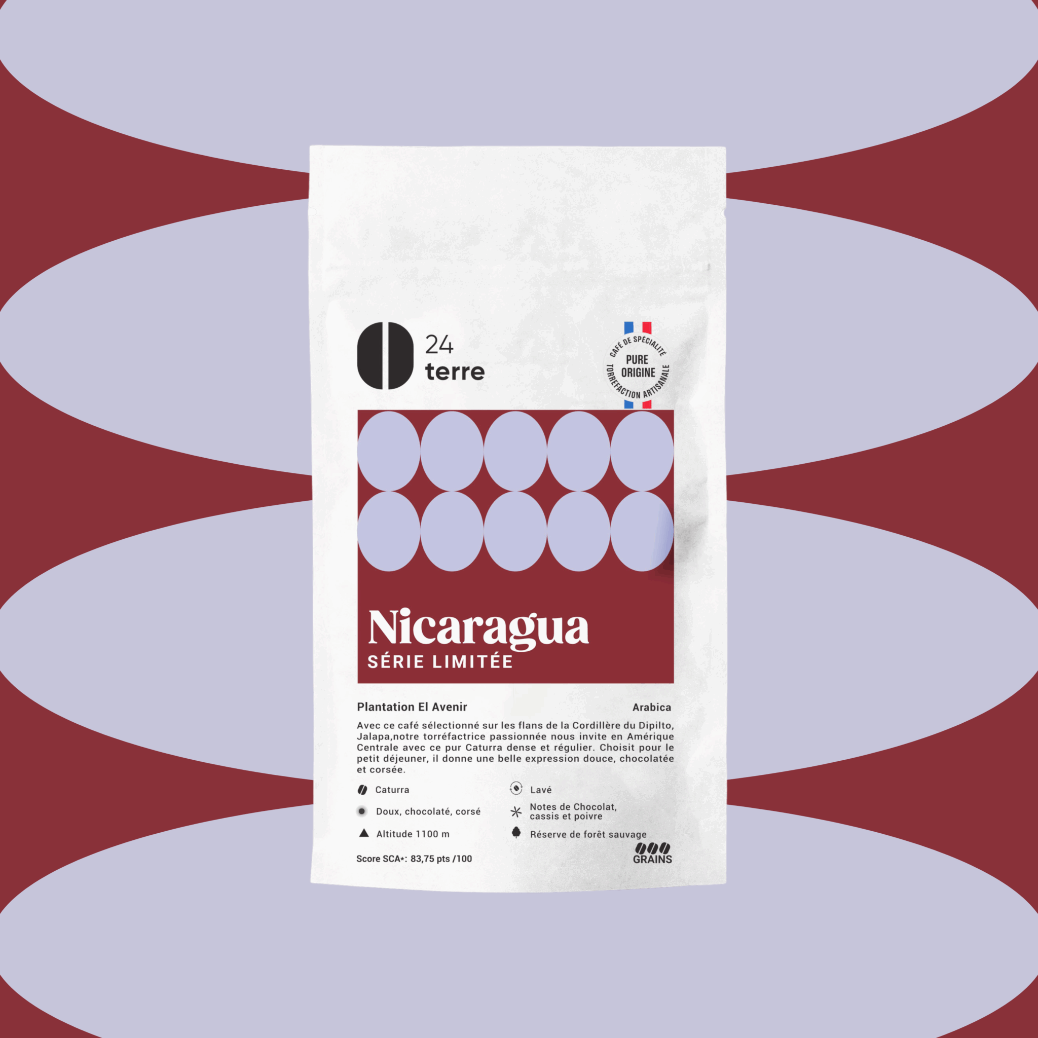 Café de spécialité El Avenir, Nicaragua – café en grains Caturra lavé